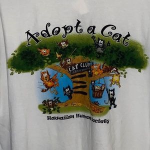 Adopt a Cat Crazy Shirts brand new with tags Large